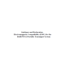 PTS ii EMC Guidance & Declaration