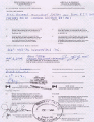 Certificate of Free Sale