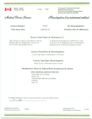 Medical Device License